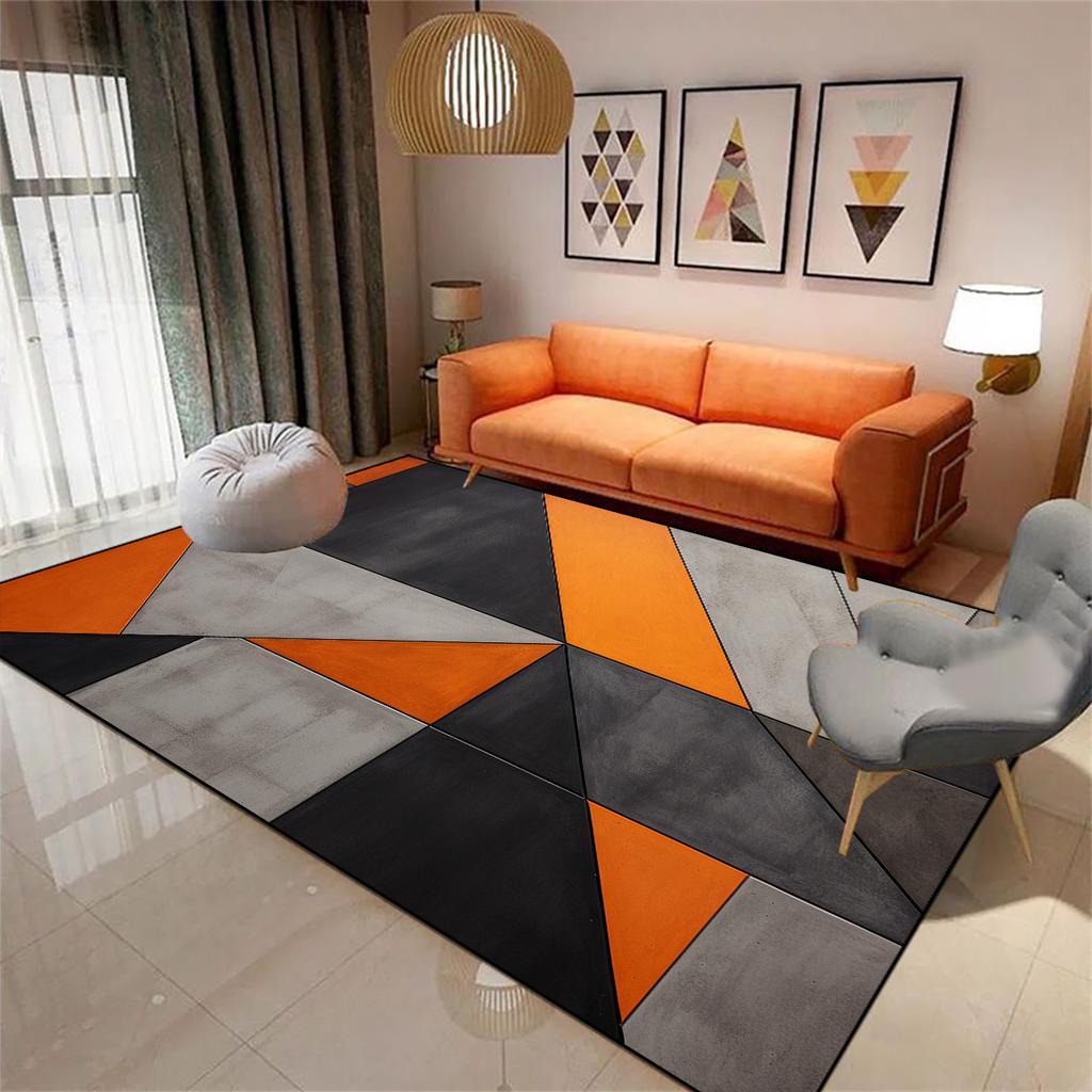 Light Luxury Nordic Rugs Living Room Decoration Coffee Table Carpet Home Non-slip Bedroom Decor Cloakroom Floor Mat Customizable