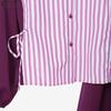 ZANZEA Women Long Sleeve Stripe Blouse and Long Skirts Casual Two Piece Sets
