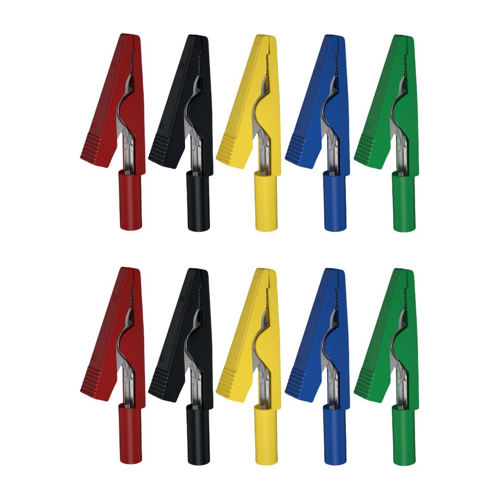 2mm Banana Plug Alligator Clips Corrosion Resistant for Stable Signal Transmission in Lab Testing & Electronic Projects