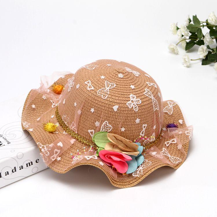 Children's Hat, Summer Sun Protection Princess Beach Hat, Sun Protection Girl's Sun Hat, Cool Hat, Baby Fisherman Hat