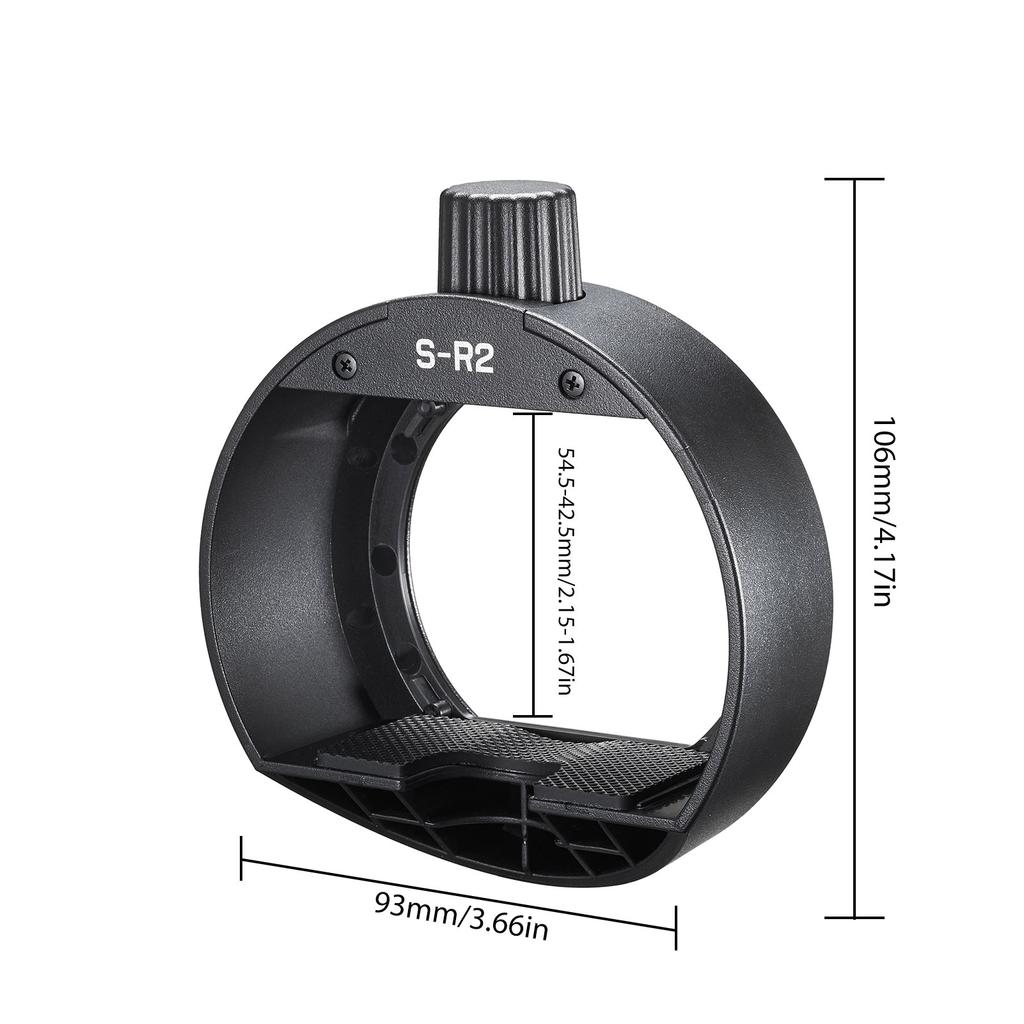 Upgraded On Camera Flash Round Head Accessories Adapter Mount for Godox AD200 AD200Pro AD200Pro II V860III V850III