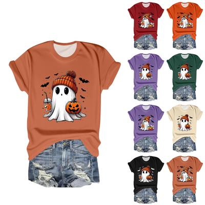 Camisetas Femininas, Tops Femininos de Manga Curta, Moda Verão Gola Redonda Casuais Elegantes, Tops tipo Túnica