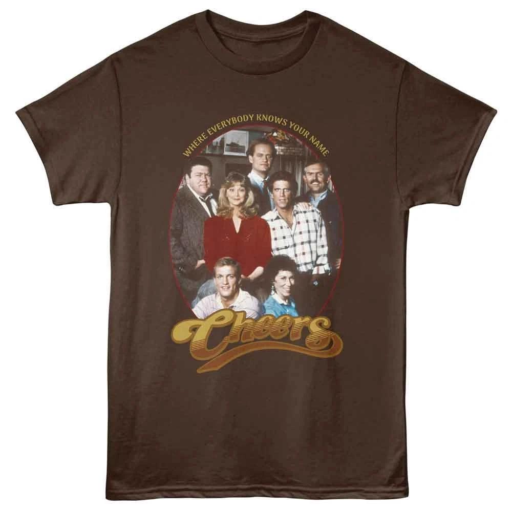 Cheers - Group Shot - American Classics - Brown Solid  Short Sleeve Children s T-shirt 160