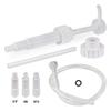 White Gear Oil Pump with 28mm Quart 38mm Gallon Bottle Cap and 3 Engine Adapters 8mm 10mm 3/8" For Outboard Sterndrive Motors