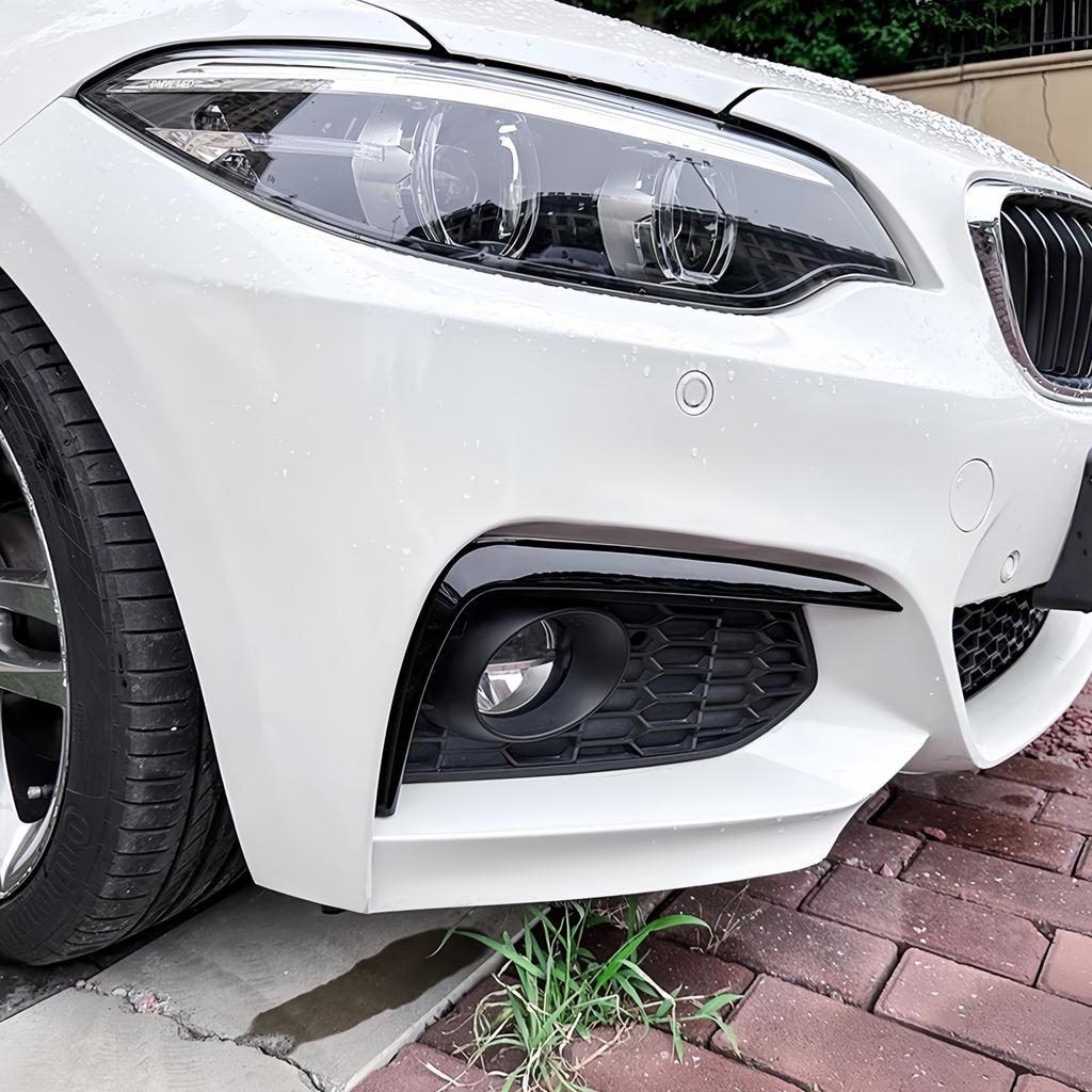 Splitter Labbra Spoiler Laterali Paraurti Anteriore Look Carbonio Lucido Per BMW F22 F23 F87 M2 M Sport 2014-20222014-2022 Copri Paraurti Anteriore