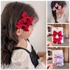 Korean Style Sweet Bow Hair Clips for Little Girls - Pair