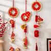 with Bell Housewarming Decoration Festival Style New Year Hangings  Spring Festival