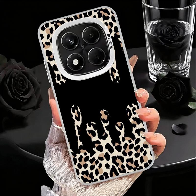 Leopard Print Trend Desgin Shockproof Phone Case for Xiaomi Redmi Note 15 14 13 12 Pro Plus 11 11S 11T 5G Cover Anti Fall Fundas
