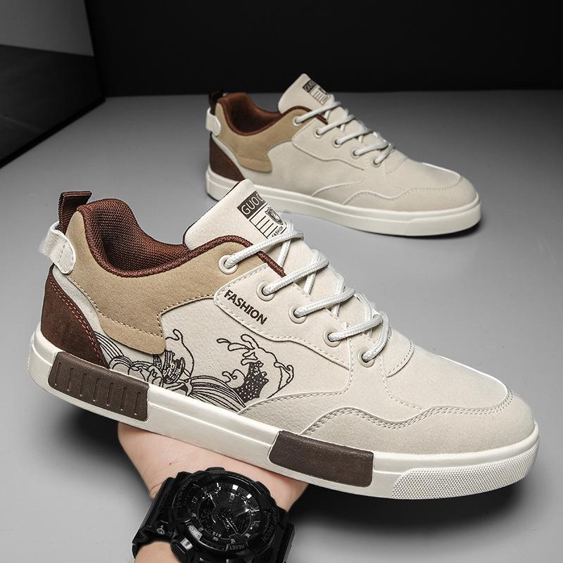 Men's shoes autumn new large size trend board shoes breathable sports casual shoes fashion versatile student shoes men