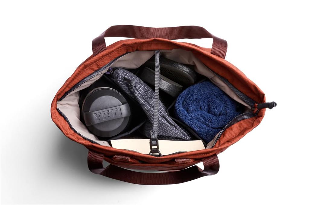 Lite Totepack 18L capacity Lightweight tote bag and backpack Perfect day bag for the beach or travel Clay [Bellroy] -