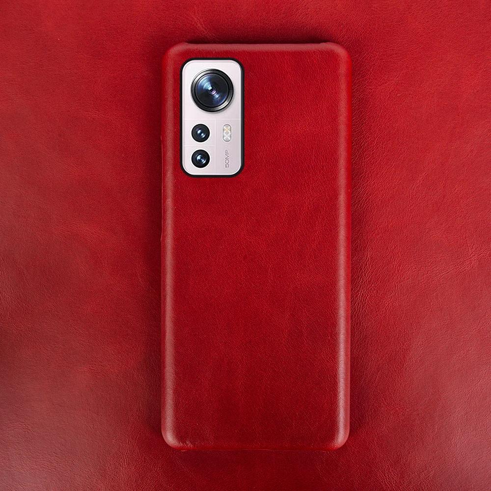 Genuine Leather Phone Case For Xiaomi 17T Pro Hand Made Oil Wax Cover Pattern Mi 12X 12Pro 12S Ultra 12Mini 12 Lite Poco Series