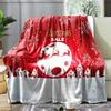 Cozy Christmas Plaid Throw Blanket Soft Flannel Bedspread for Winter Decorative Sofa Cover Perfect Holiday Home Bedding Gift