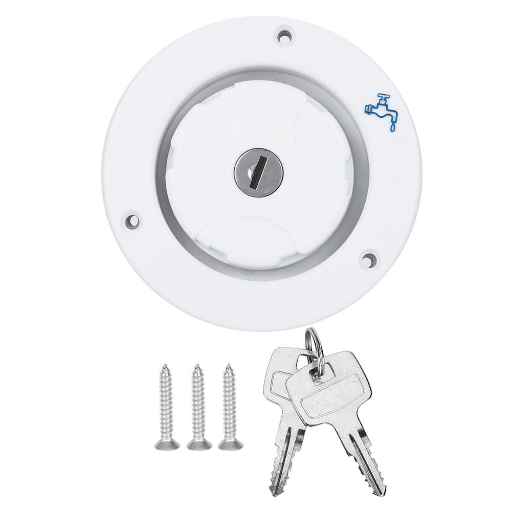 

Пластиковый лючок заливной горловины для воды, гравитационная заливка пресной воды, переоборудование с замком для автодома