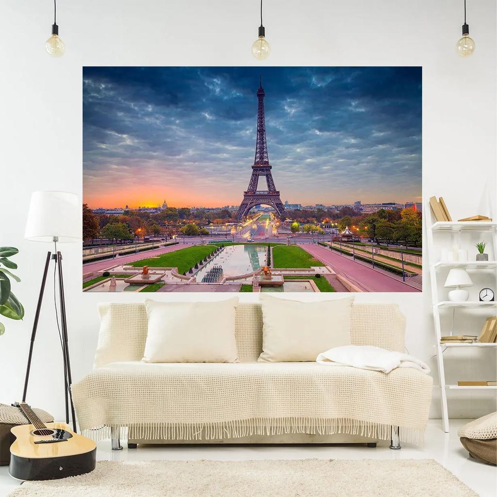 Bedroom Living Room Tapestry Paris Eiffel Tower Pattern Hanging Cloth Home Wall Decoration Tapestry