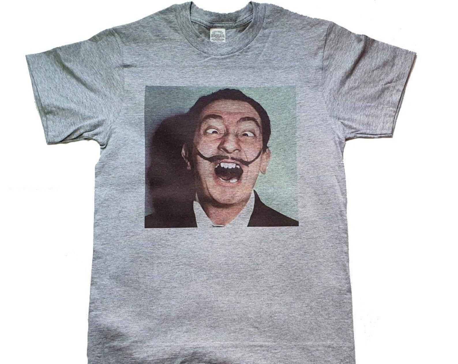 Salvador Dali Grey T-Shirt sizes available S-3XL S