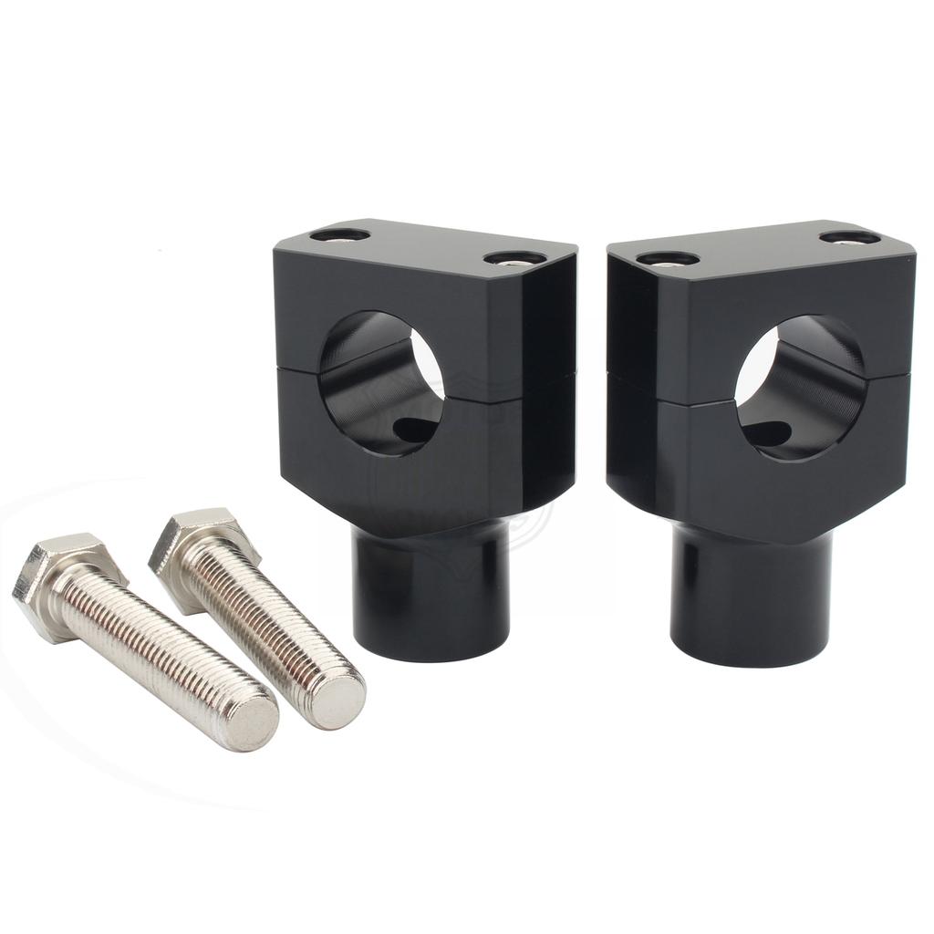 1 Pair Universal Handlebar Riser Kit Mounting Clip Aluminum for Harley Honda Kawasaki Suzuki Yamaha Motorcycle 22mm 25mm Handleb