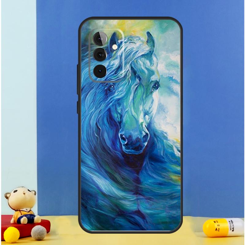 Horse Painted Art Case For Samsung Galaxy A06 A56 A16 A36 A55 A35 A33 A53 A13 A23 A17 A54 A34 A14 A52 A32 A15