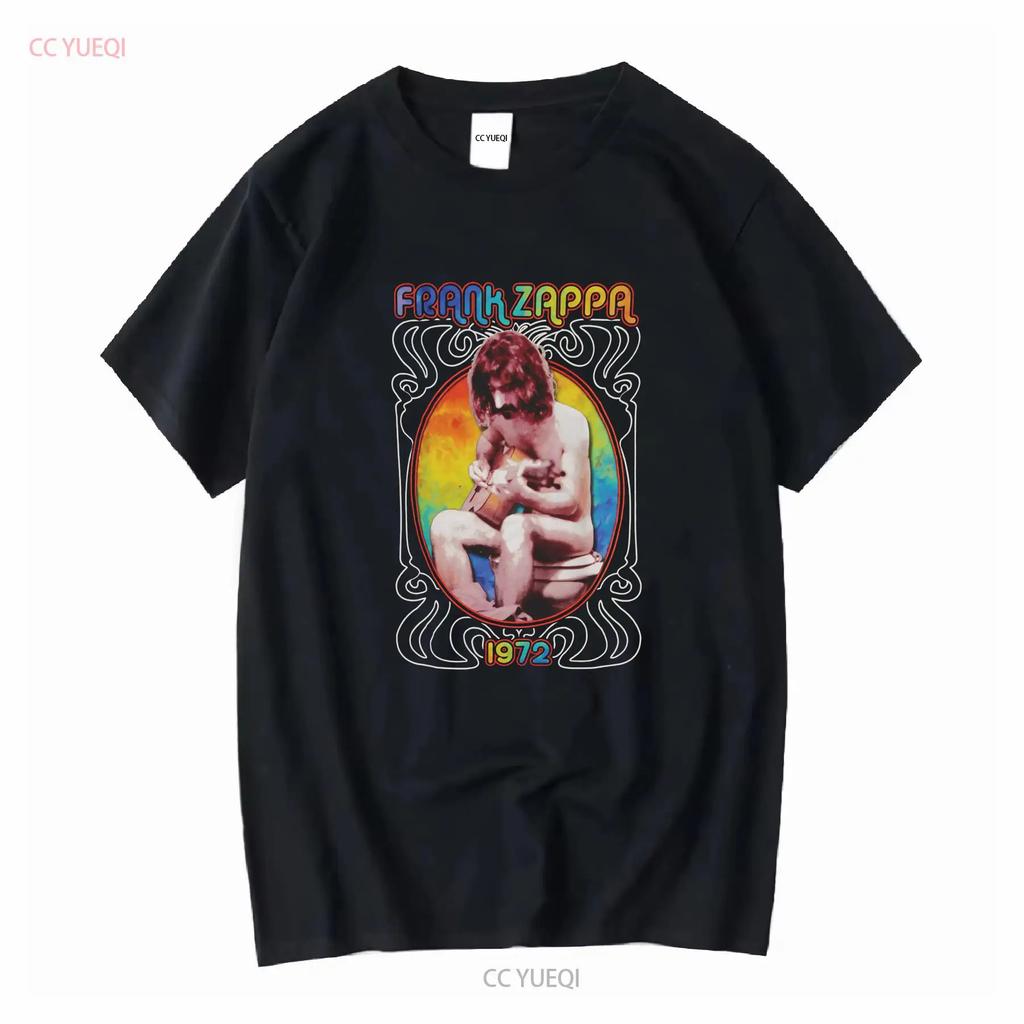 Frank Zappa on the Toilet Mens T shirt Krappa New Band vintage Washed Soft streetwear Comfortable Unisex Slightly