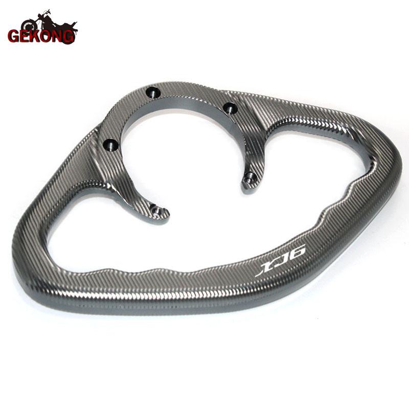 For YAMAHA XJ6 2009 2010 2011 2012 2013 2014 CNC Motorcycle Passenger Handgrips Hand Grip Tank Grab Bar Handles