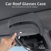 -Car Sunglasses Holder Suede Glasses Case Sunroof Sunglasses Storage Box For BMW 3 5 Series X3 X5 G01 G02 G05 G07 U11 G20 G30 G6