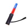 Re Blue Safety Traffic Batons Flashing Warning Light LED Traffic Wand Multifunctional for Airport Parking Directing