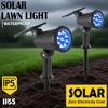Outdoor WARM/RGB Solar Spotlight IP65 Waterproof LED Landscape Wall Light for Garden Patio Walkway Decor Yard Lighting