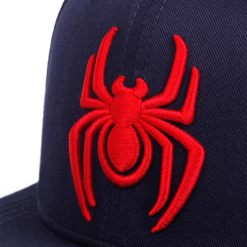 New Spider Embroidery Baseball Cap Snapback Trucker Outdoor Sports Shade Hat Men Punk Hip Hop Cap Adjustable Hats Bone