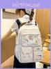 Campus-Mädchen-Rucksack aus Stoff mit großem Fassungsvermögen für Schule und Studium