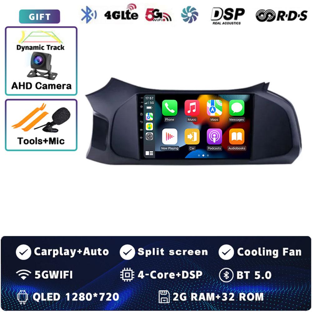 

Android 14 CarPlay Car Radio для Chevrolet Onix 2012 - 2014 2015 2016 - 2019 Мультимедиа Навигация GPS Стерео Авто DVD BT видео