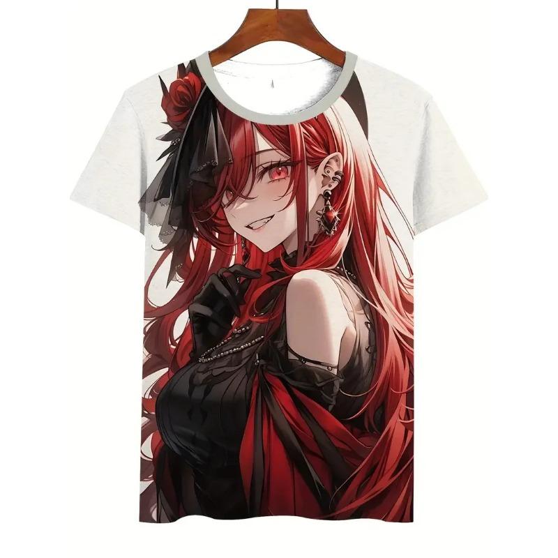 New Anime 3D Printing T-Shirts Summer Men Women Short Sleeve Round Neck T Shirt