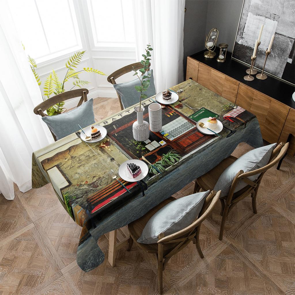 Lampione Cartellone Sgabello Tovaglia Decorazioni Festive Tovaglie Rettangolari Impermeabili Decorazioni Matrimonio Copritavolo