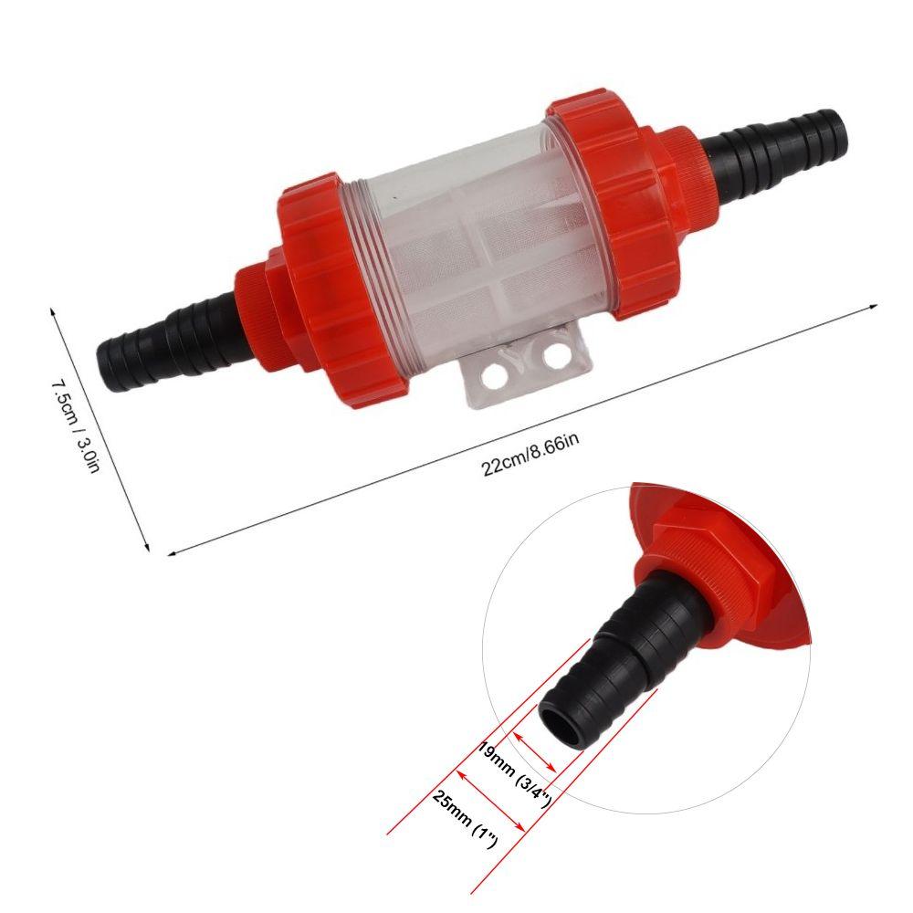 Clear Housing Garden Irrigation Filter Mesh Screen Inline Water Filter Sprinkler System