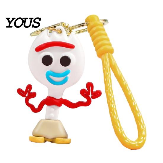 Kid Keychain Pendant, Silicone Cartoon Anime Figure Charm Key Holder, Keyring Party Favor Pendant for Children Friends Backpack Decoration