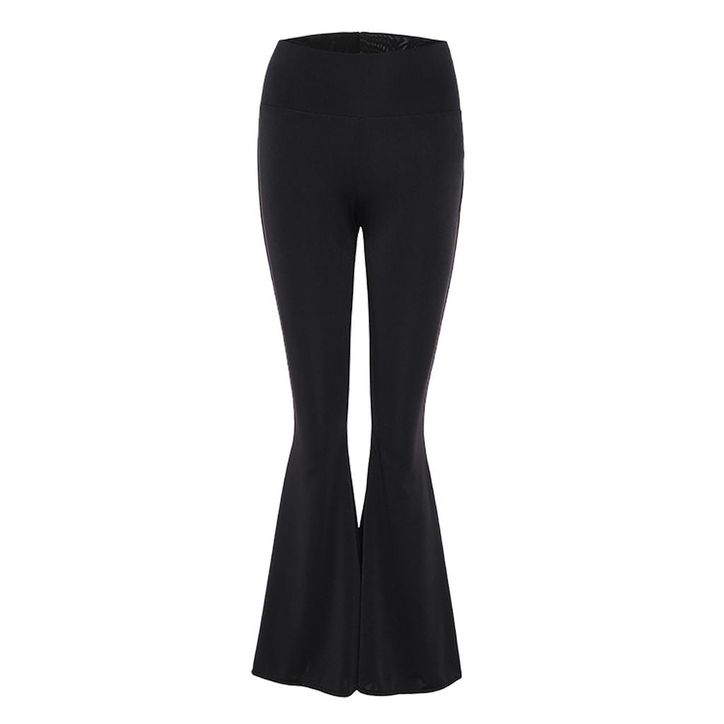 High Waist Women'S Yoga Pants Casual Wide Sporty Leggings Elastic Anti-Sweat Trousers Trackless Sport Tights Pants