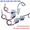 1pc 0520D Mini Electric Solenoid Valve DC3V/4.5V/6V/12V/24V N/C Normally Closed Air Gas Vent Valve