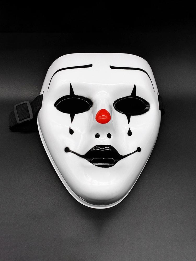 Maschera Hip Hop per Adulti Uomini Donne Maschera Spettrale per Adulti Maschera Horror per Adulti Oggetti di Scena per Halloween Costumi Accessori Maschera Integrale