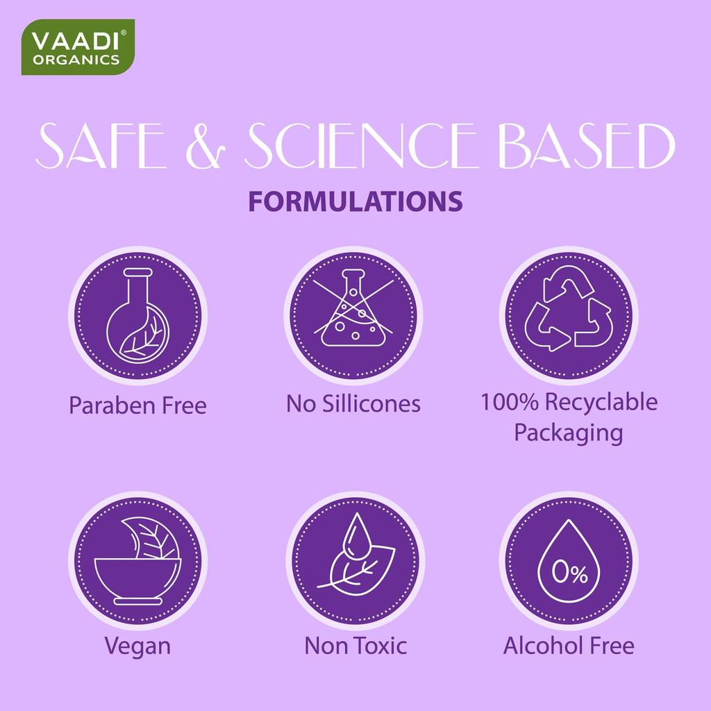 Vaadi Herbals Under Eye Cream 30g Almond Oil Cucumber Extract Pink Rose Moisturizer for Men