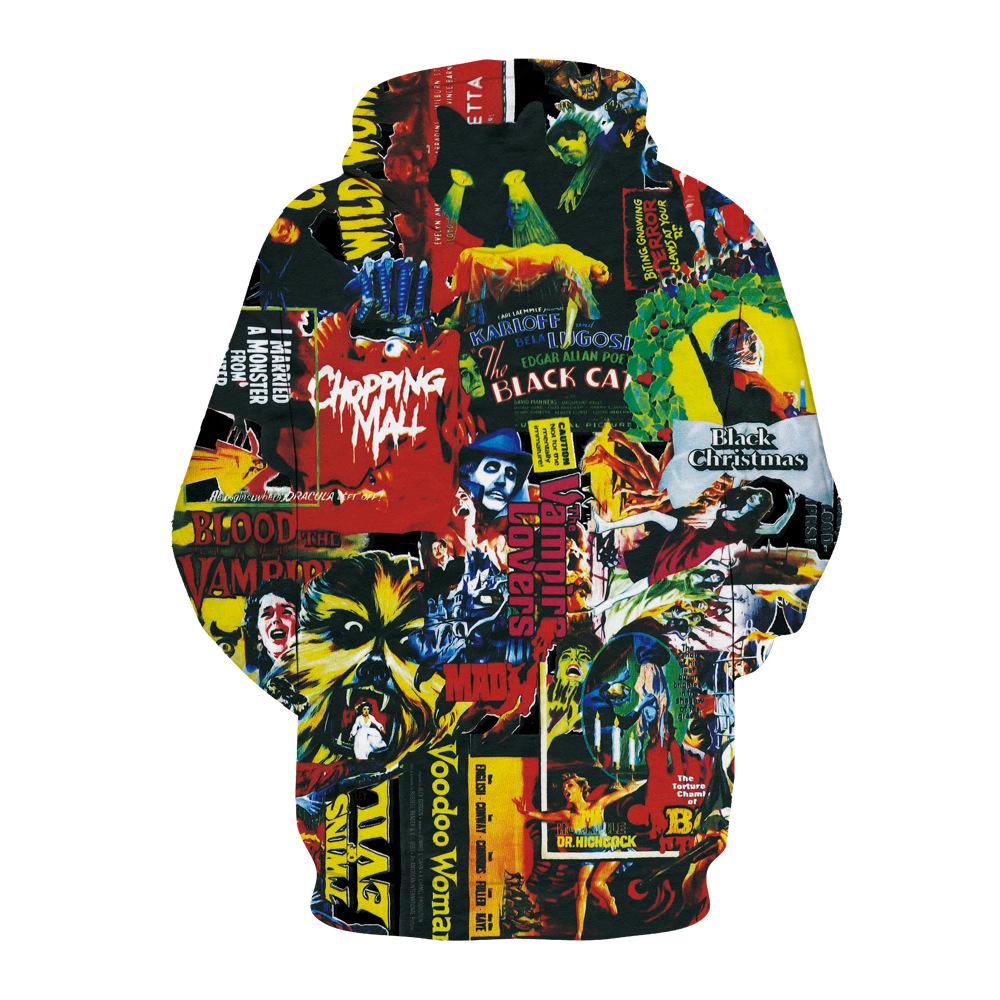 3D Printed BF Fox Wolf Head Hoodie Starry Sky Tiger Marvel Alliance Couple Sportwear