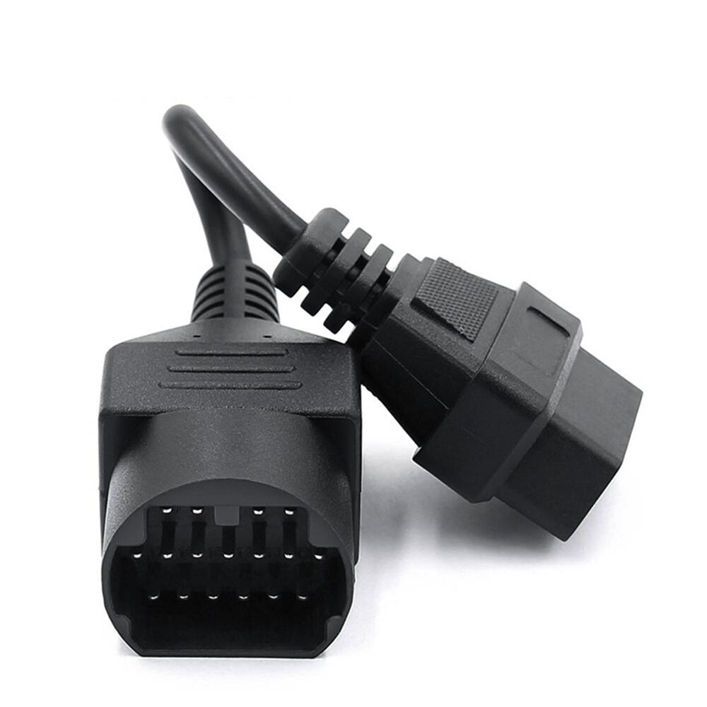 17pin to 16pin OBD2 Code Scanner Diagnostic Cable Adapter Fit for Mazda Vehicle 2587207994069|