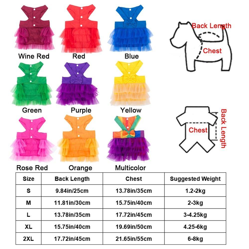 Breathable Dog Princess Dress Soft Pet Dress Lovely Dog Lace Dress  for Small Dogs Cat