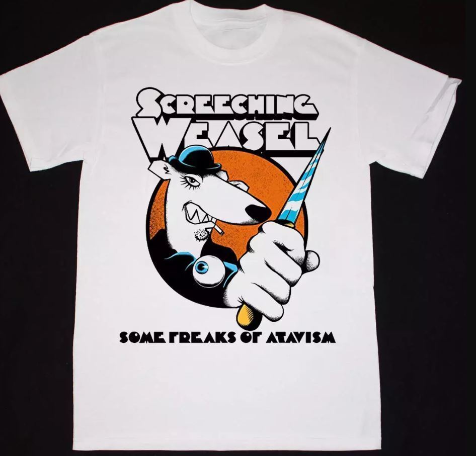 

Vtg Screeching Weasel Band Some Freaks Of Atavism Cotton T-shirt BT263 Unisex T-Shirt M