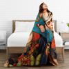 F-Frida K-Kahlo Butterflies Blanket Fleece All Season Breathable Lightweight Thin Throw Blanket for Bedding Office Rug Piece