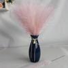 3pcs-Artificial Pampas Grass Simulation Feather Wedding Props Reed Hair Boho Home Decoration