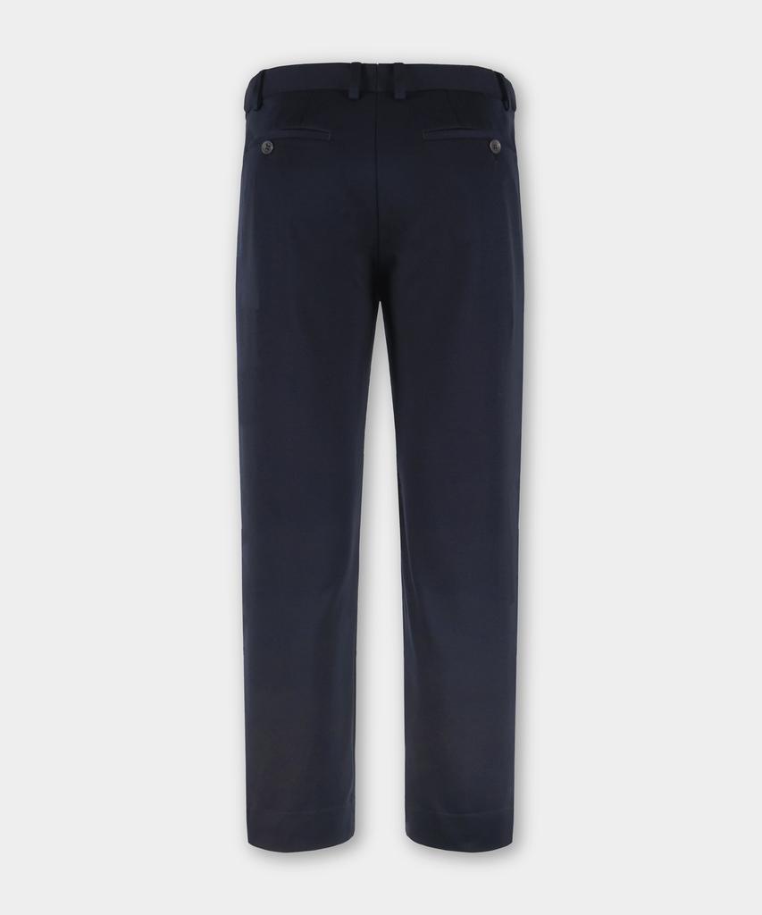 BIRBANTE Comfort Stretch Regular Fit Setup Slacks - Dark Navy