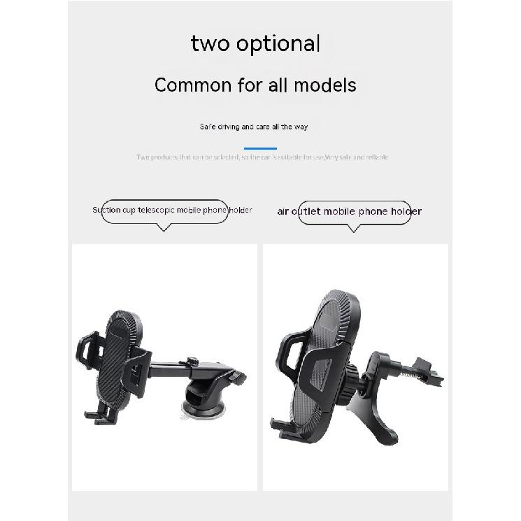 2pcs Mobile Phone Holder Car Vent Dashboard Air Conditioning Vent Mobile Phone Navigation Bracket