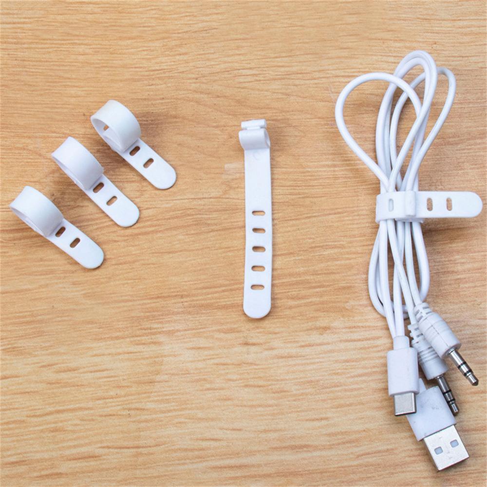 6 Pcs Of Data Cable Ties, Headphone Cable Ties, Charging Cable Ties, Portable Fixed Cable Organizer For Organizing Cable Ties