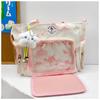 Schoolbagins college cute versatile bag Korean version girl casual shoulder messenger bag student class tutoring tote bag