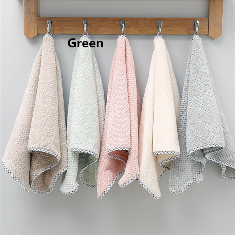 1Pc 34x75cm Microfiber Coral Fleece Water Absorbent Bear Modeling Bathroom Hand Face Towel Wedding Party Gift
