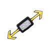 LED Bicycles Helmets Turn Signal Light Cycling Safety Light Wireless Warning Light Rechargeable Bicycles Taillight