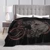 Warm Soft Blankets Camping Opeth Band Bedding Throws  Flannel Bedspread For Outdoor Pattern Sofa Bed Cover